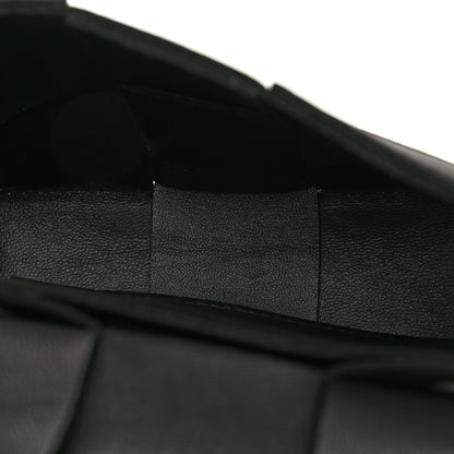 Bottega Veneta Lambskin Maxi Intrecciato Extra Mini Cassette Crossbody Bag Black 5 of 9