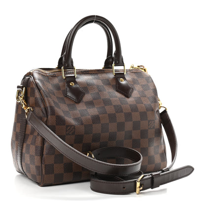 Louis Vuitton Damier Ebene Speedy Bandouliere 25 3 of 14