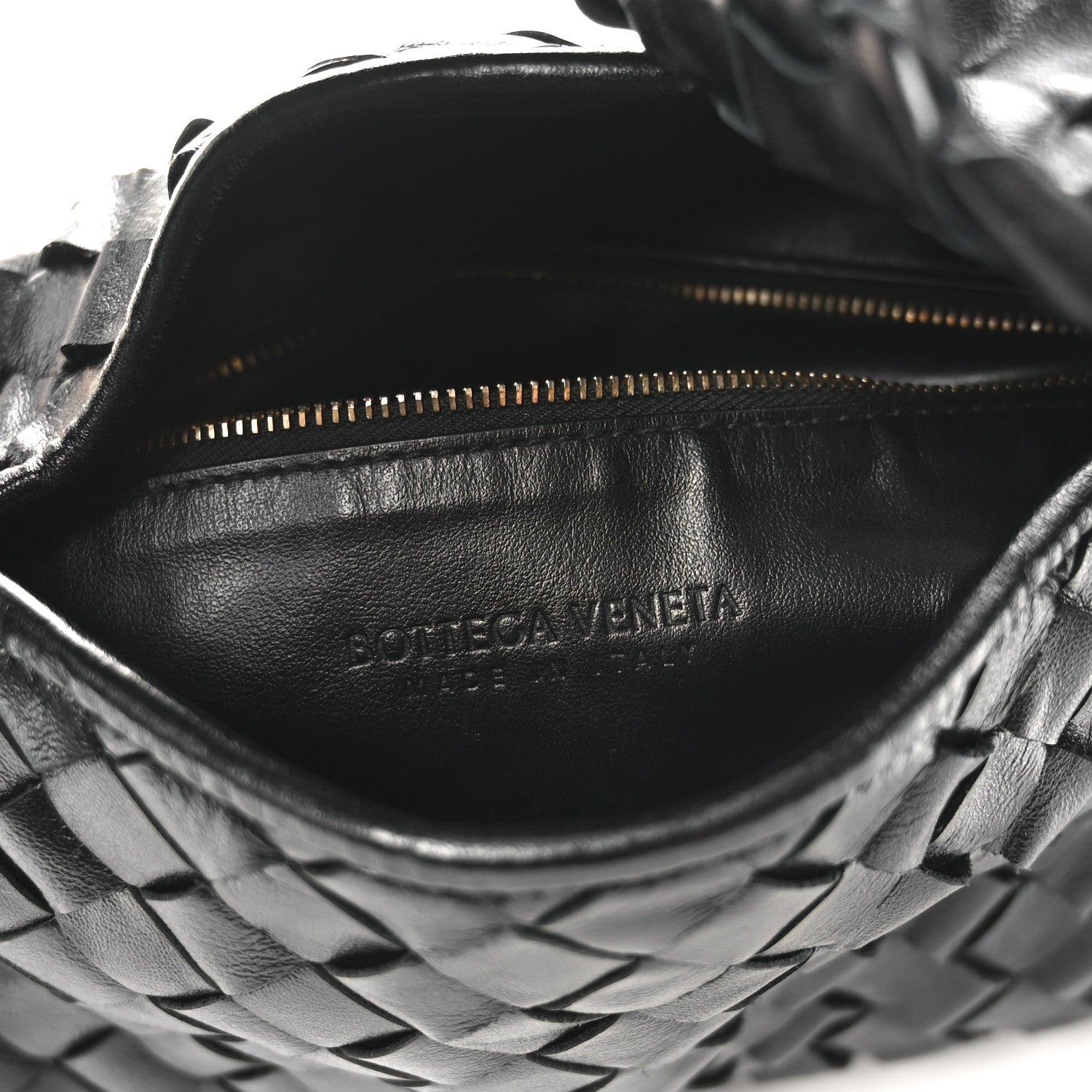 Bottega Veneta Calfskin Intrecciato Small Hop Black 6 of 11