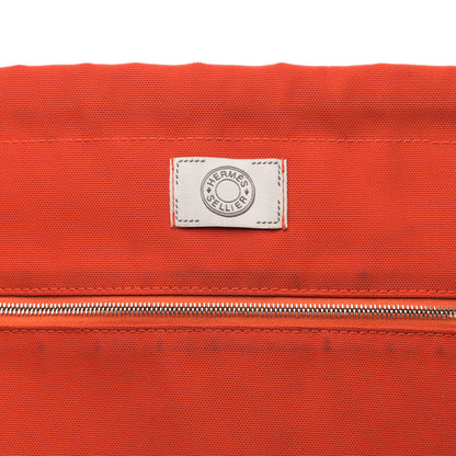 Hermes Toile Sac De Pansage Groom Kaki Feu 8 of 12