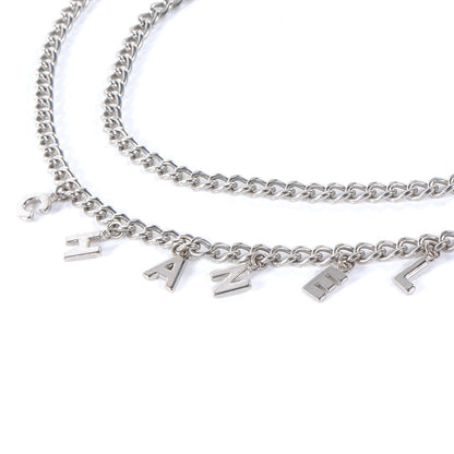 Chanel CC Chain Logo Belt Silver 3 of 6