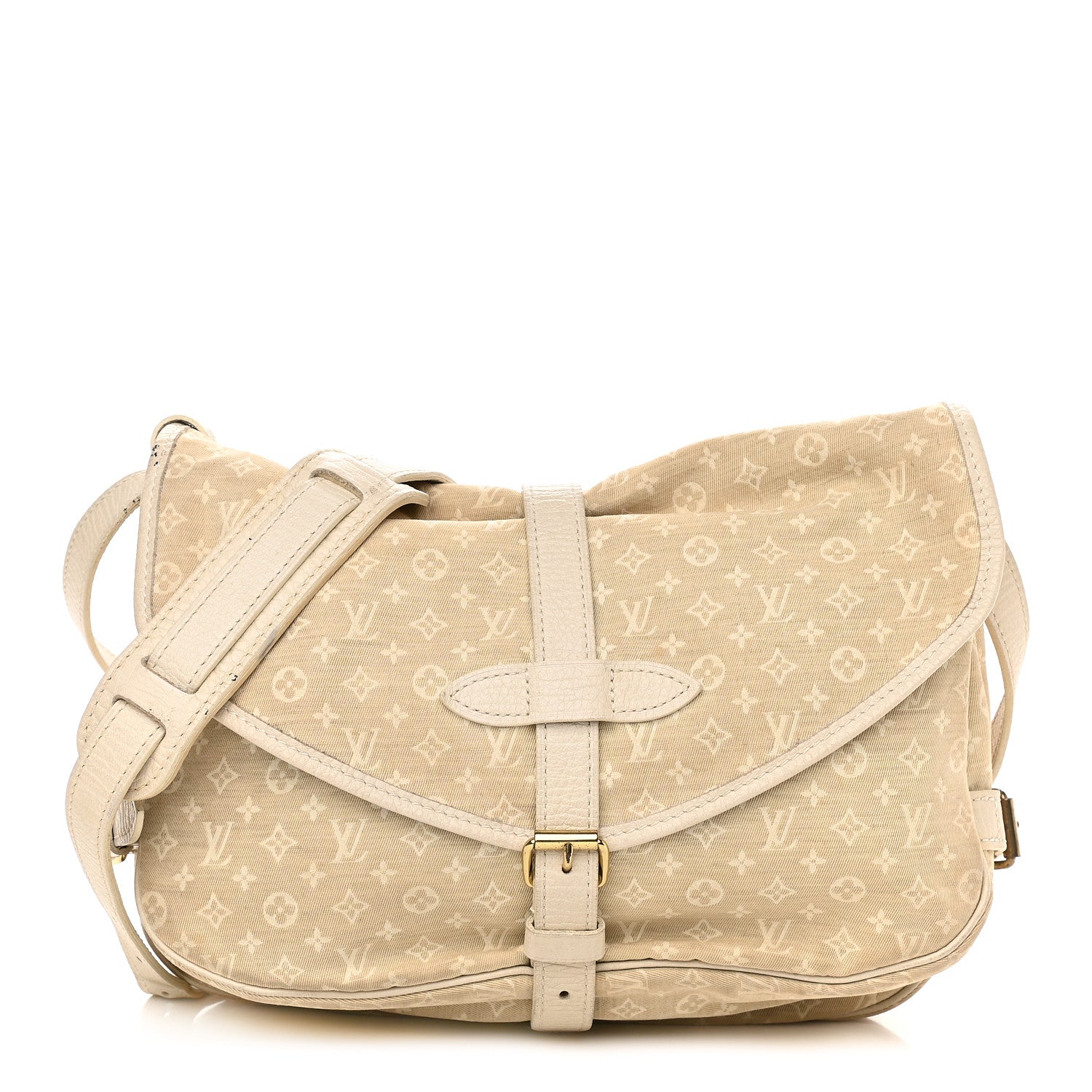 Louis Vuitton Monogram Mini Lin Saumur Dune 1 of 13