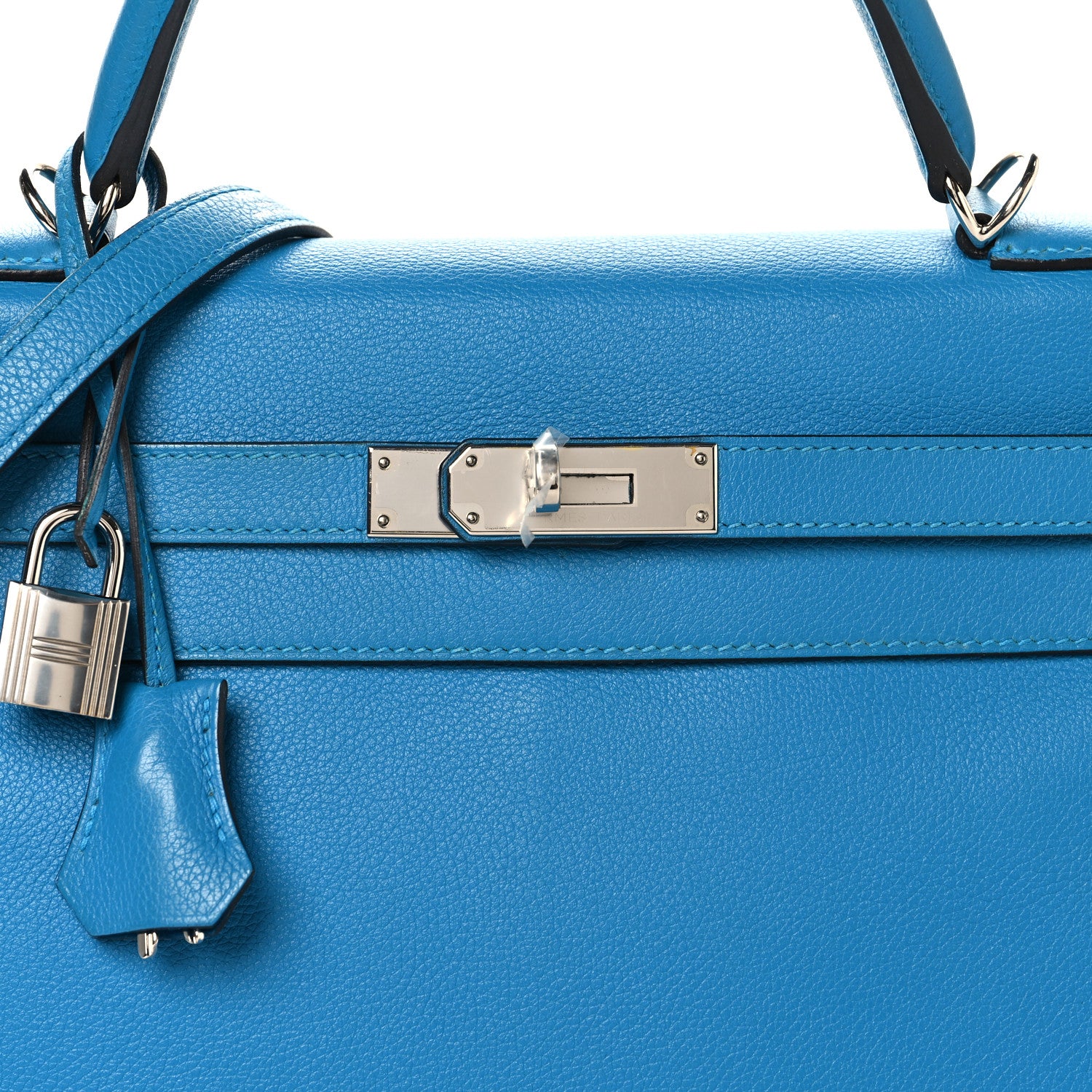 Hermes Togo Kelly Retourne 32 Bleu Zanzibar 7 of 11