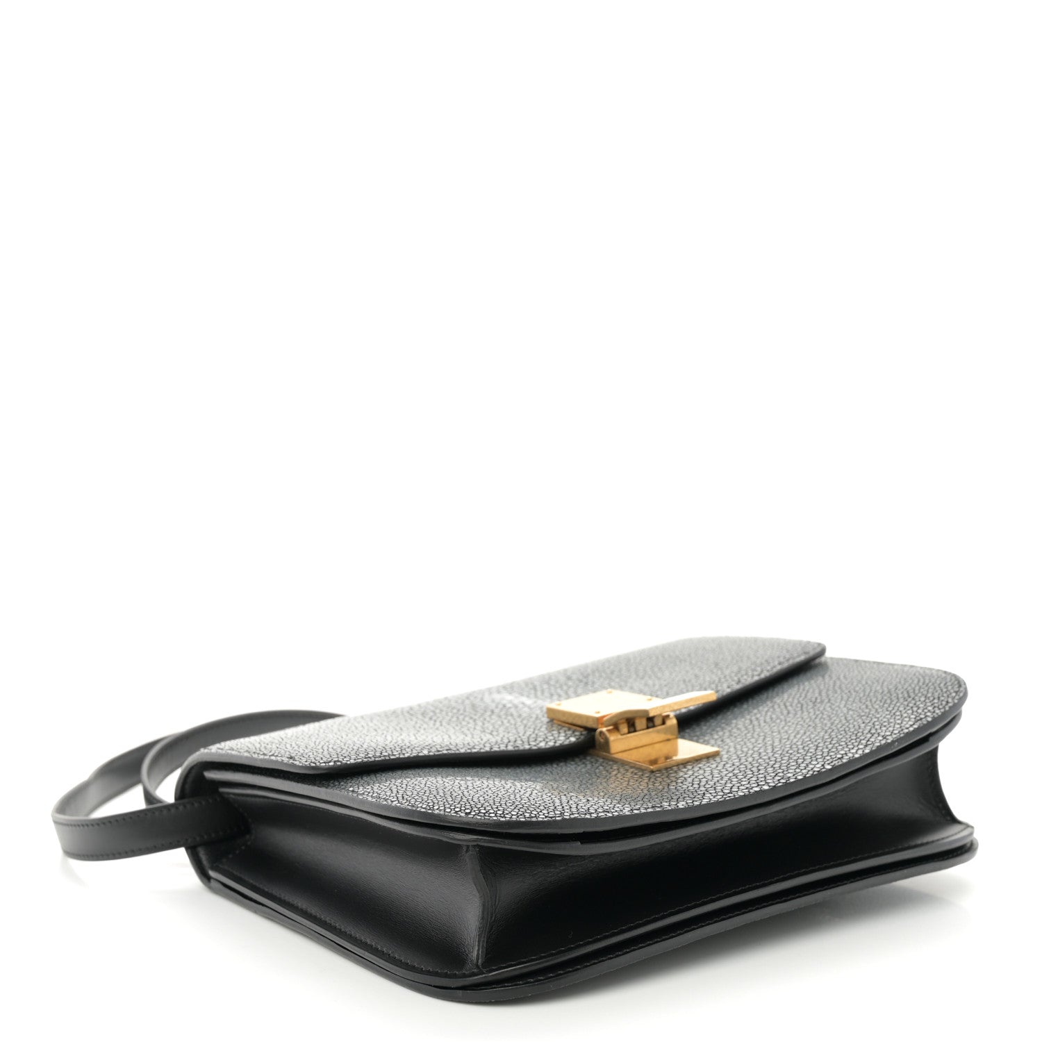 Celine Stingray Medium Classic Box Flap Bag Black 4 of 10