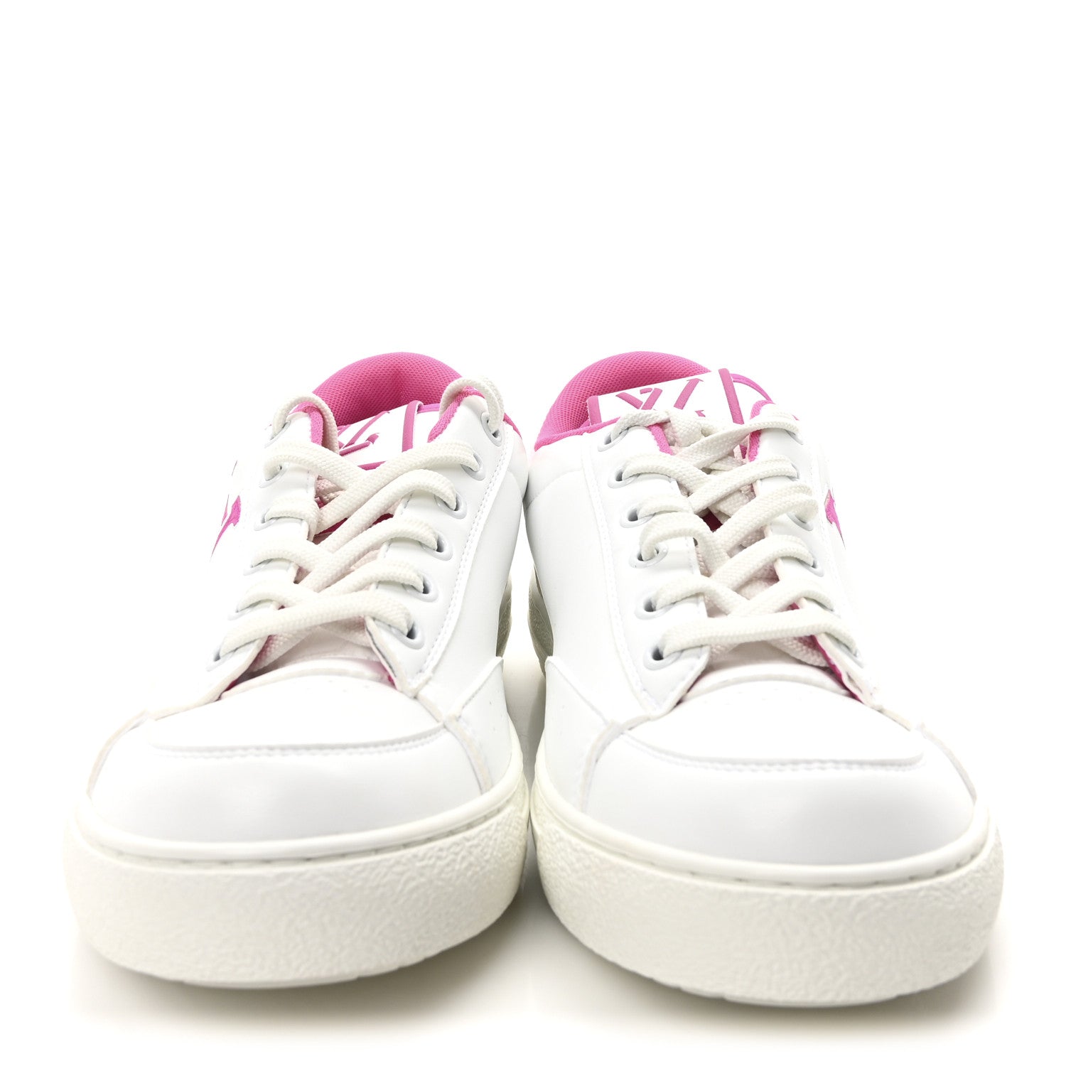 Louis Vuitton Calfskin Charlie Sneaker 38 Magenta 3 of 8
