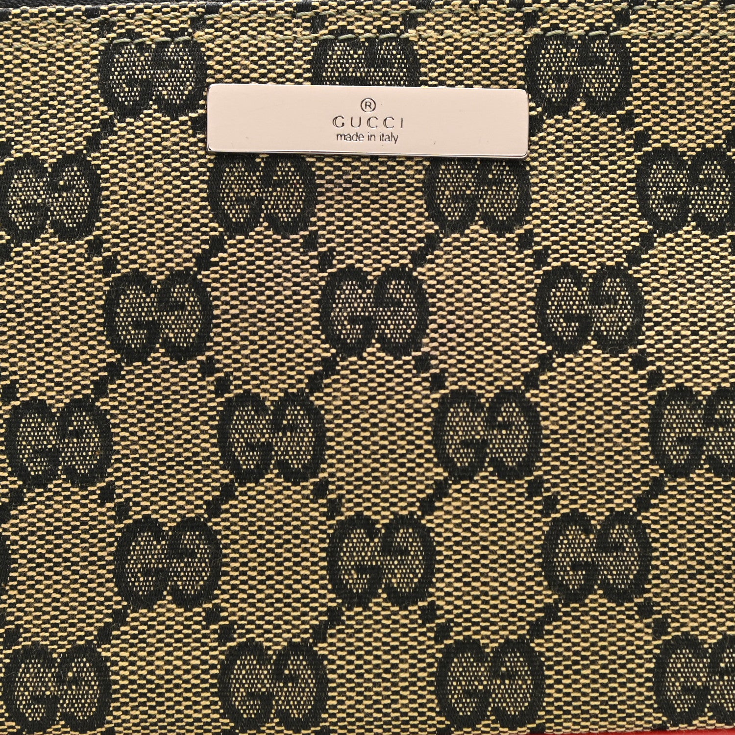 Gucci Monogram Boat Pochette Red 8 of 12