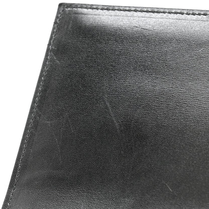 Saint Laurent Smooth Calfskin Ruffles Clutch Black Gold 9 of 11