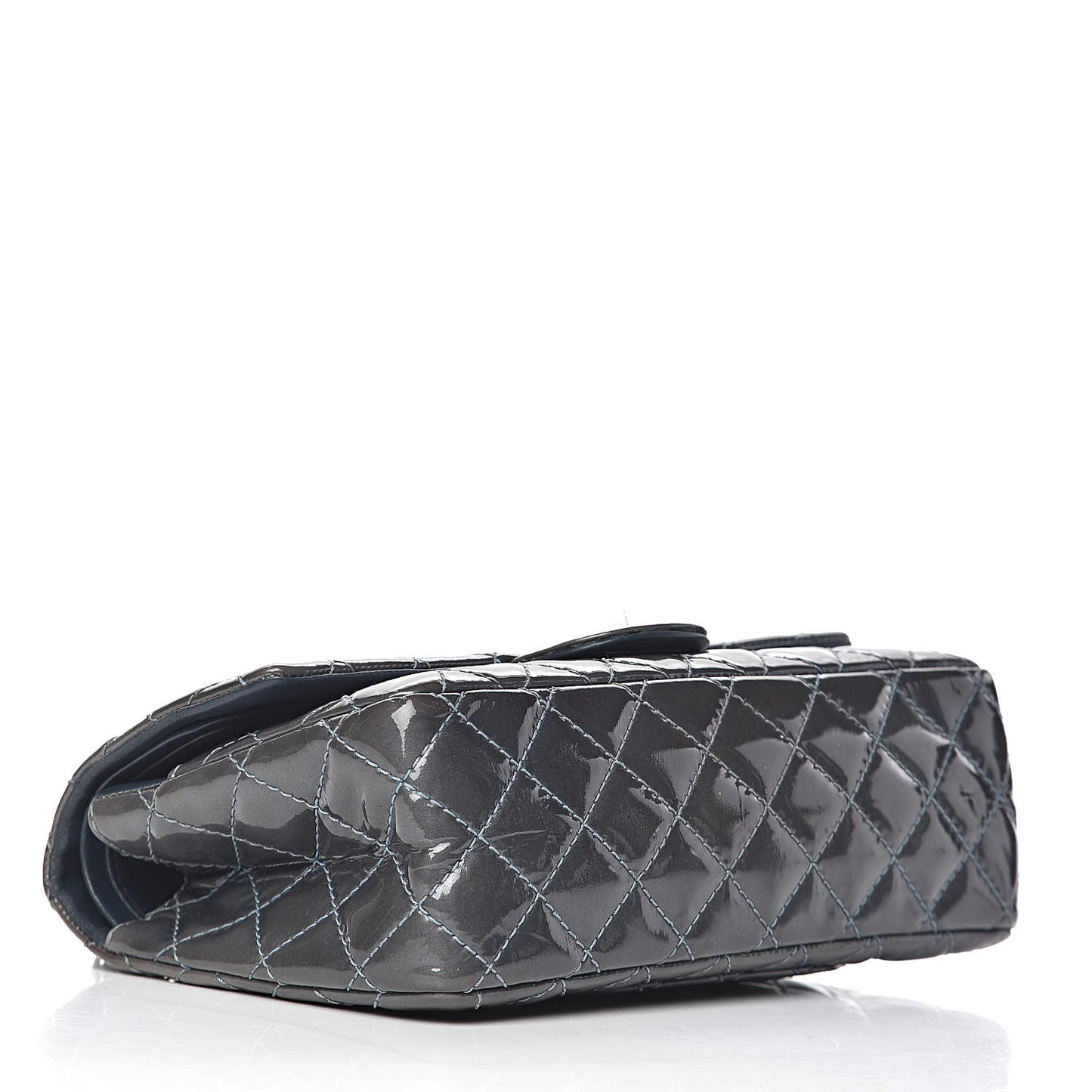 Patent Quilted 2.55 Reissue 225 Flap Blue