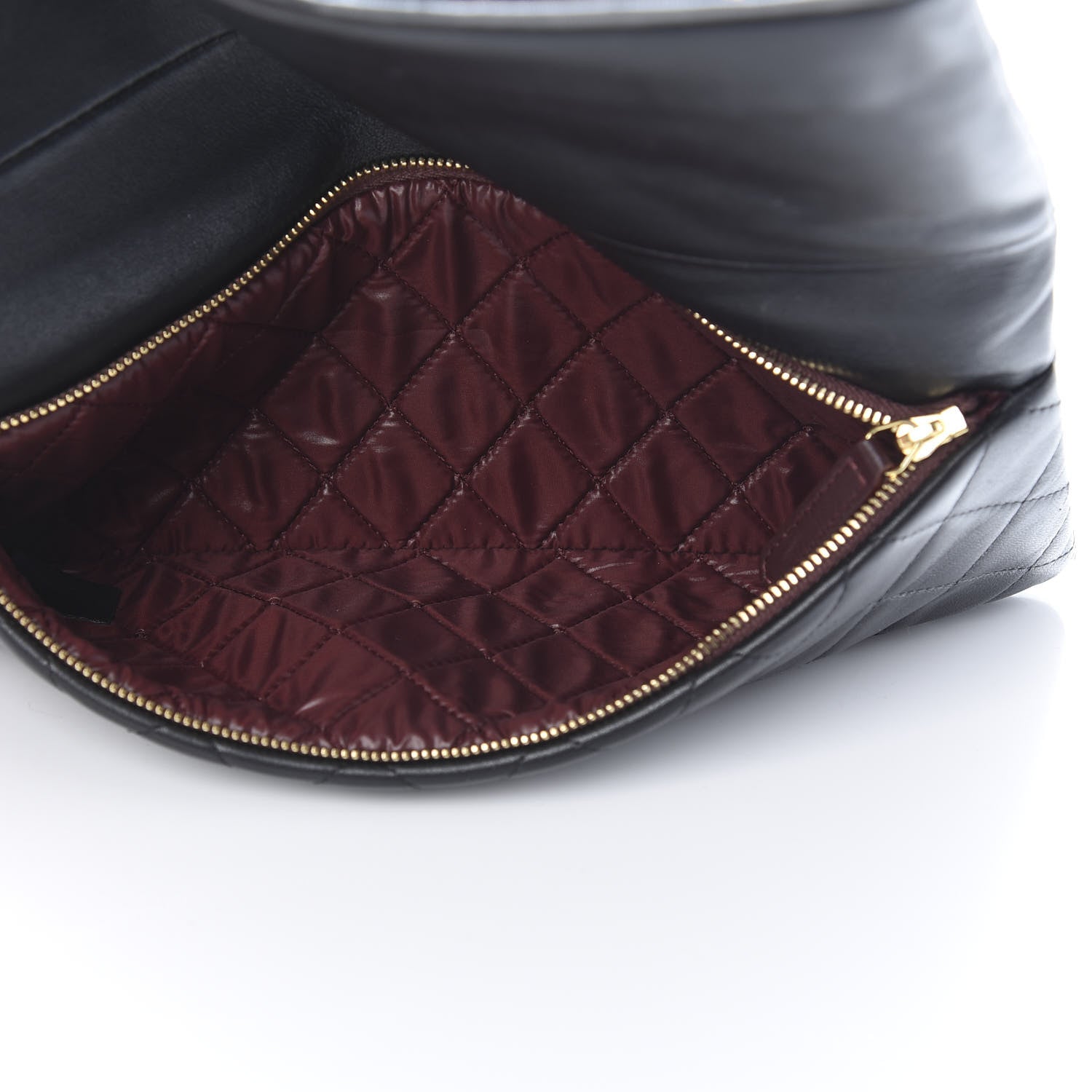 Chanel Lambskin Quilted CC Beauty Clutch Black 6 of 10