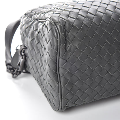Bottega Veneta Nappa Intrecciato Mini Boston Light Grey 6 of 12