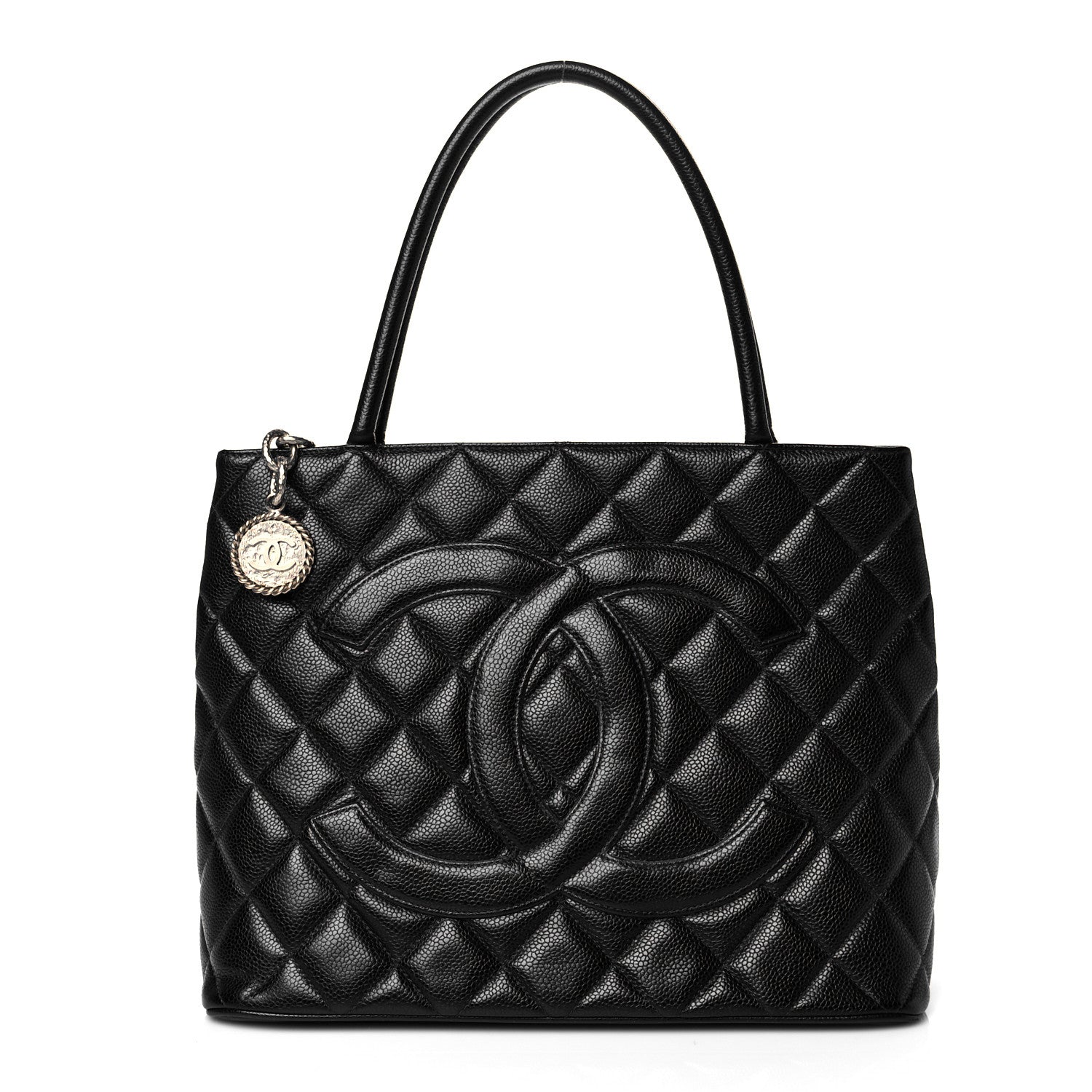 Chanel Caviar Quilted Medallion Tote Black 1 of 11