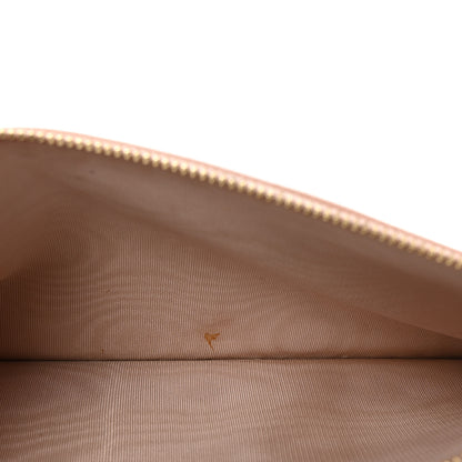 Salvatore Ferragamo Pebble Calfskin Gancini Zip Wristlet Bonbon 5 of 7