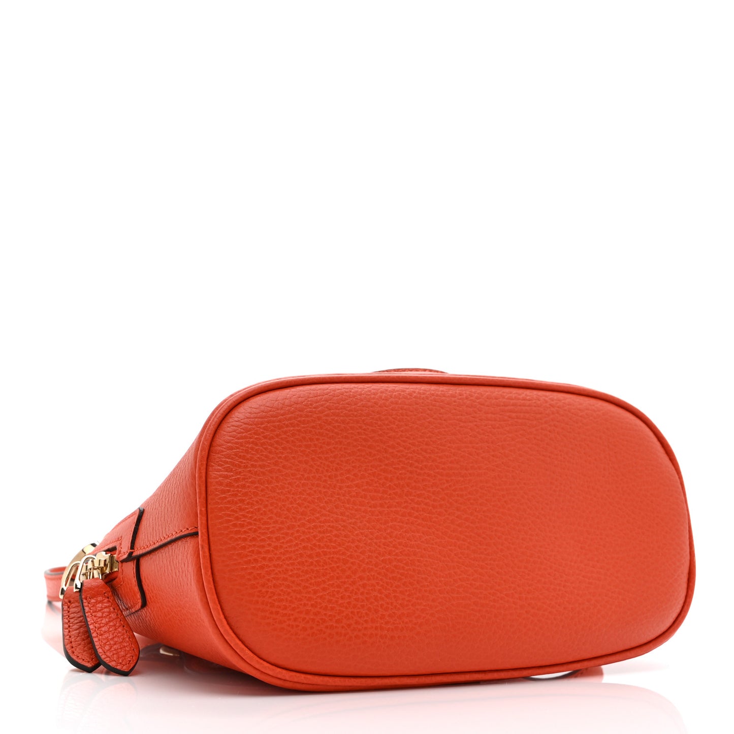 Dollar Calfskin Small GG Charm Dome Bag Orange