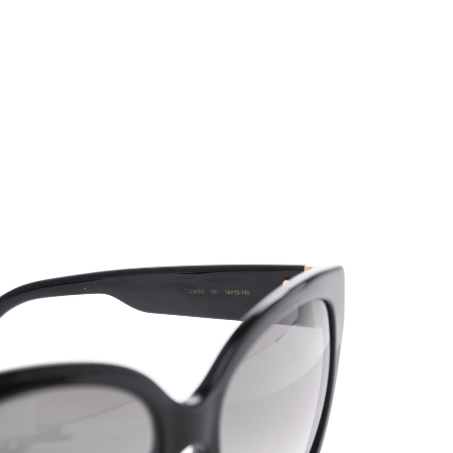 Acetate Square Frame Sunglasses GG0459S Black