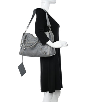 Balenciaga Agneau Giant 21 Silver Hardware City Ardoise 2 of 25