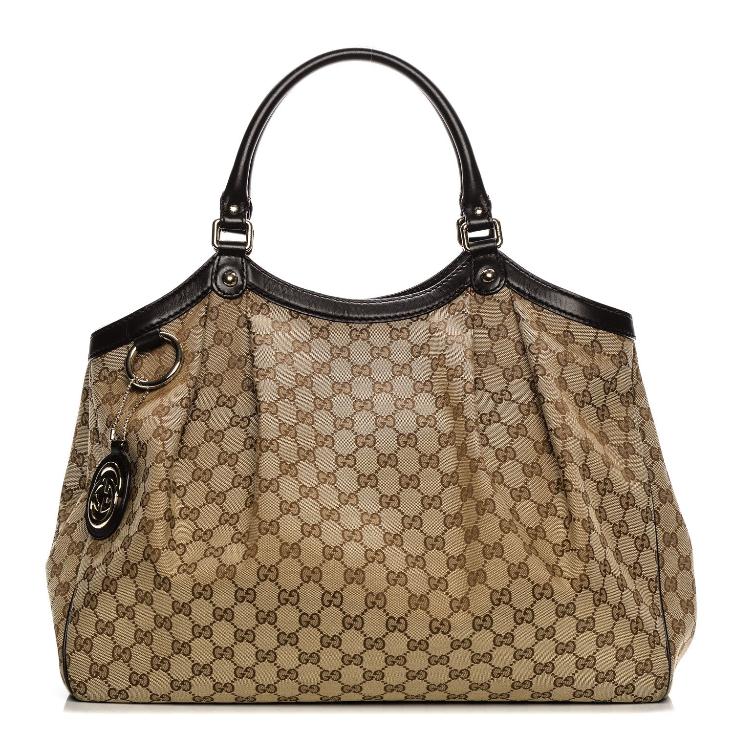 Gucci Monogram Large Sukey Tote Dark Brown 1 of 7