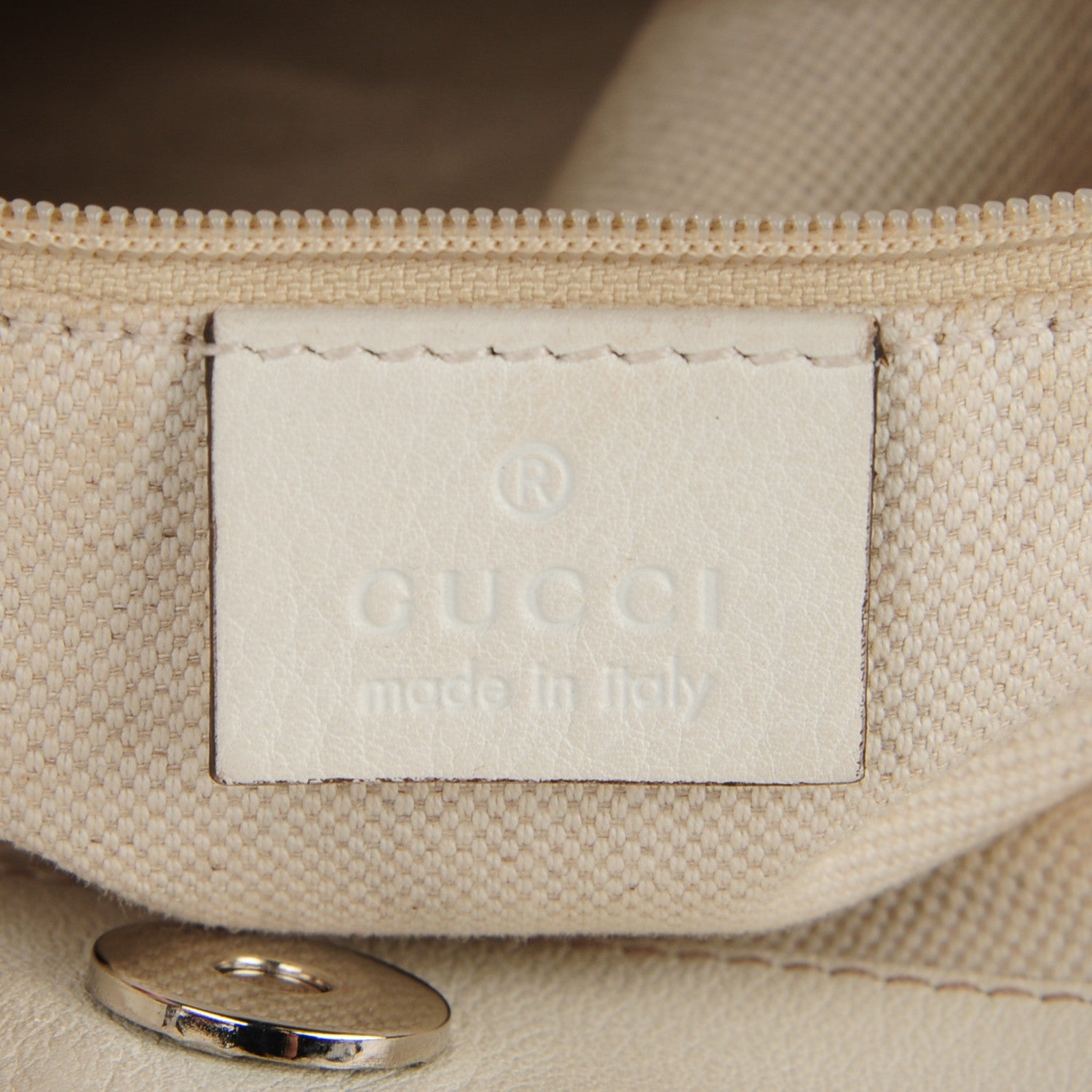 Gucci Woven Guccissima Large Sukey Tote Off White 6 of 8