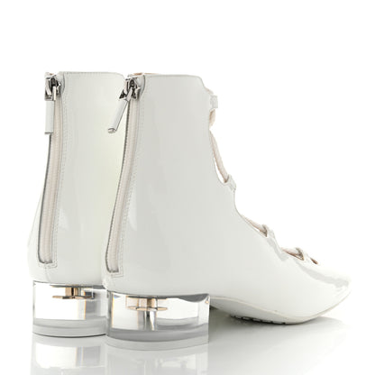 Christian Dior Patent Diorarty 30mm Pumps 39.5 White 4 of 9
