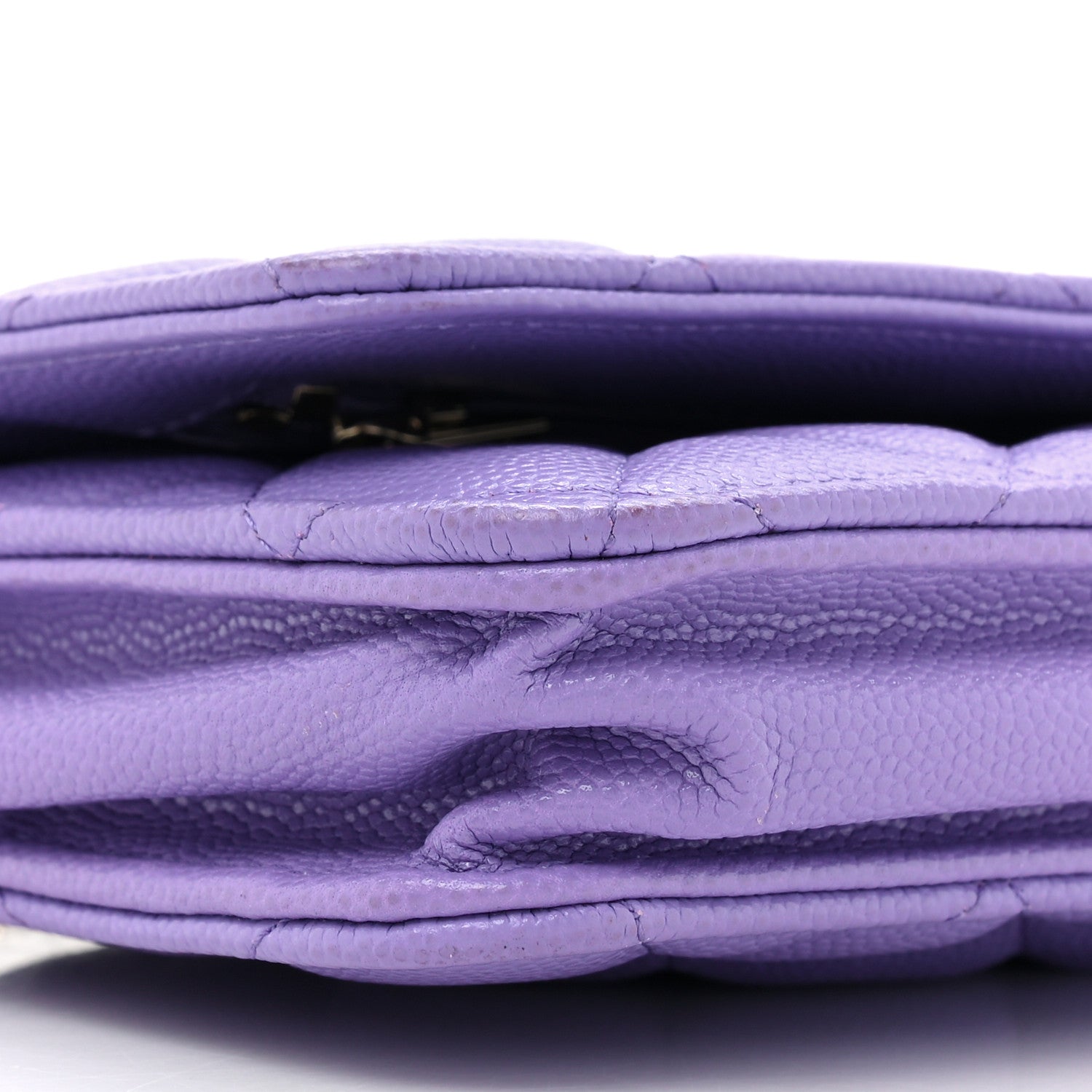 Chanel Caviar Quilted Wallet On Chain WOC Purple 12 of 15