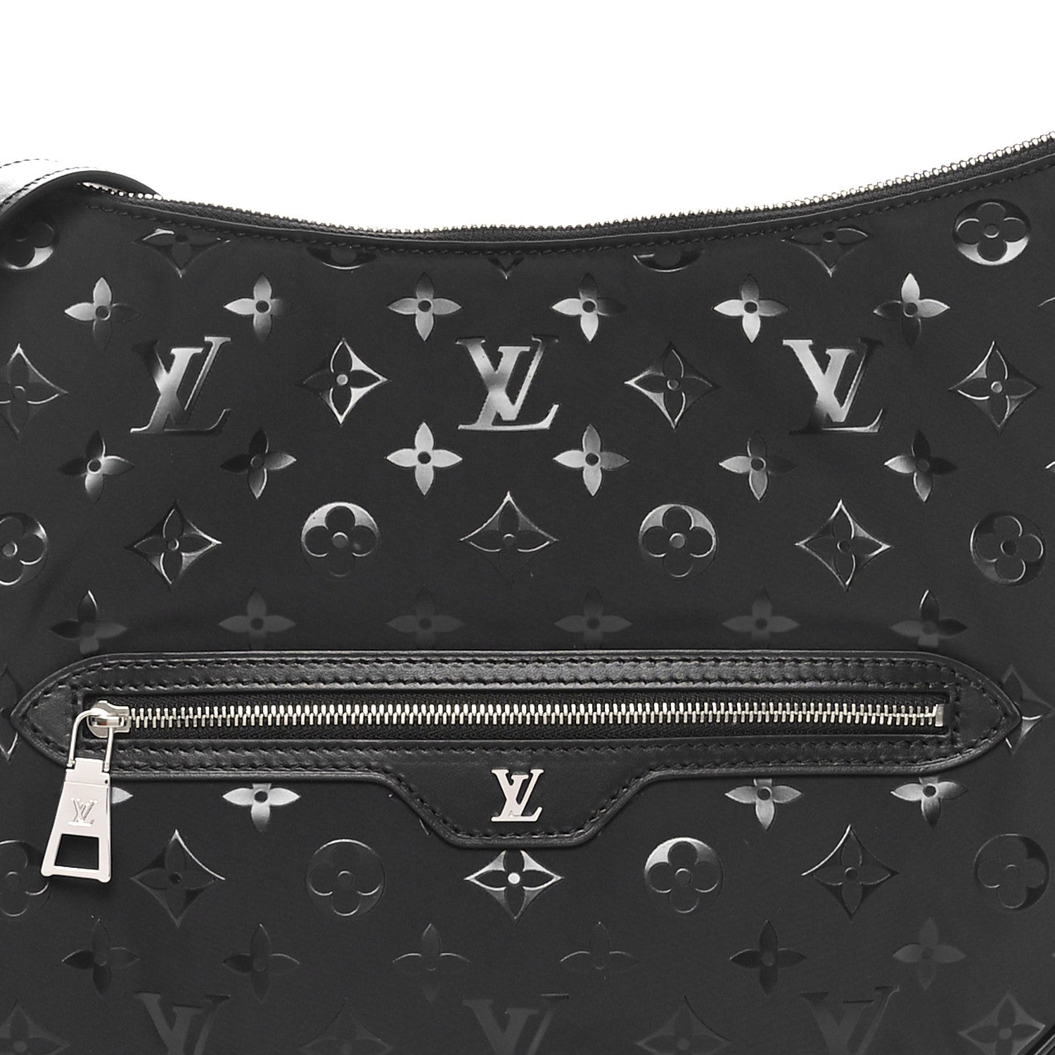 Louis Vuitton Nylon Monogram Loop Pocket Hobo Polar Night 7 of 9