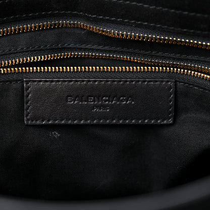 Balenciaga Baby Daim Suede Gold Metallic Edge Hardware City Black 5 of 13