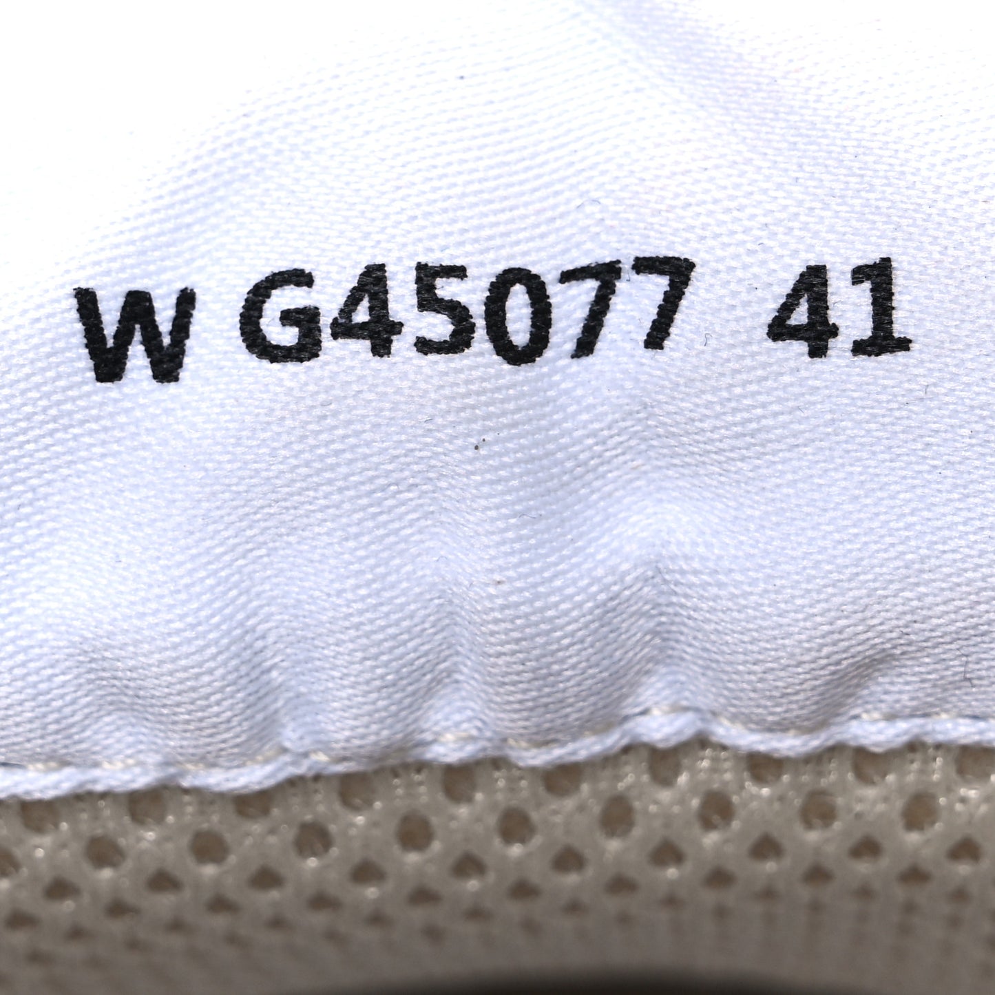 Fabric Laminated Calfskin Stretch CC Sneakers 41 Ivory White Silver