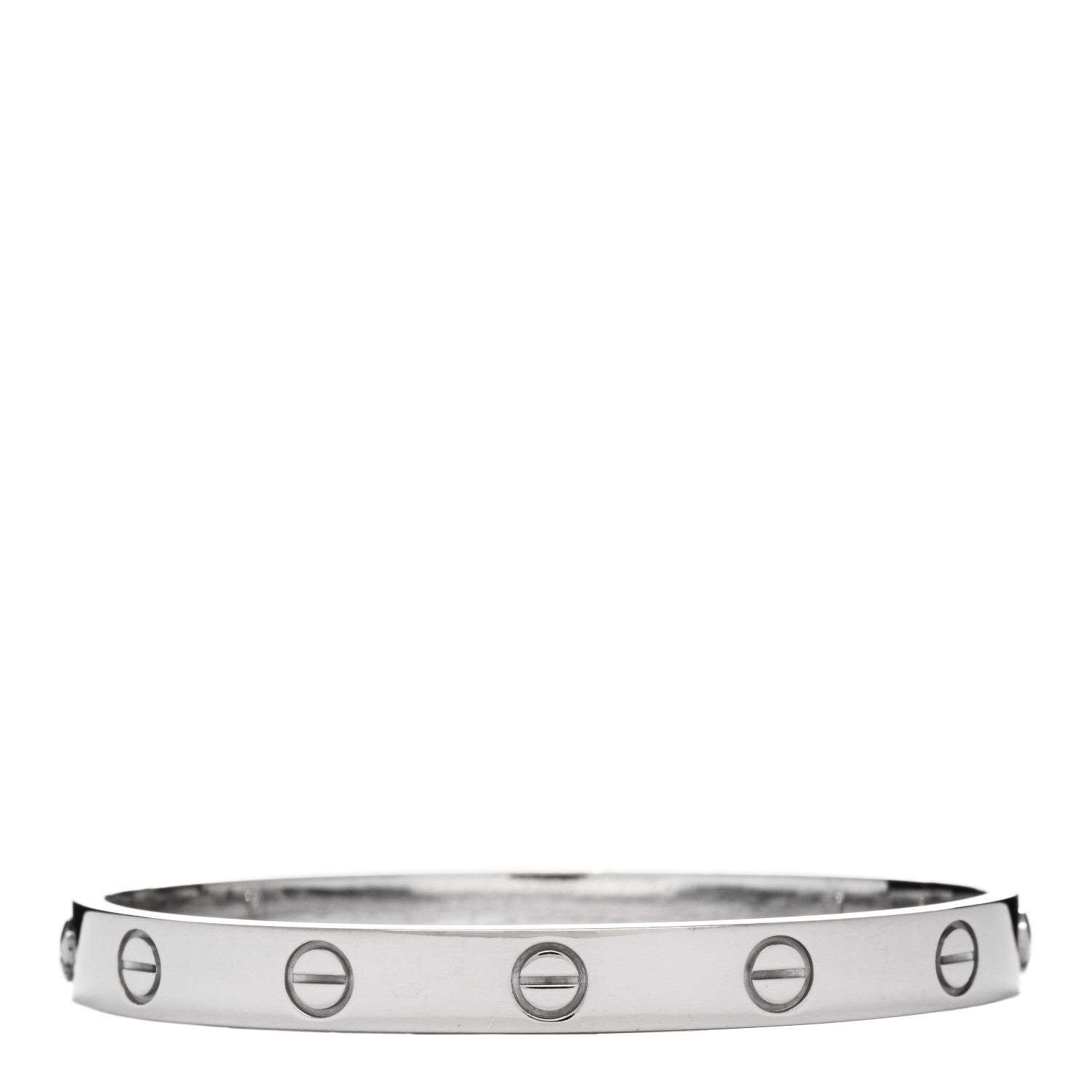 Cartier 18K White Gold LOVE Bracelet 16 1 of 3