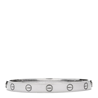 Cartier 18K White Gold LOVE Bracelet 16 1 of 3