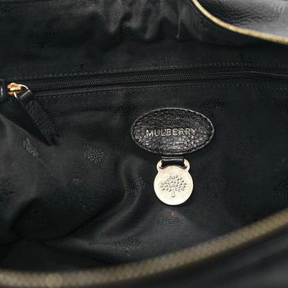 Mulberry Glossy Goatskin Medium Del Rey Satchel Black 6 of 11