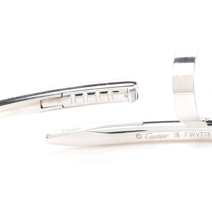 Cartier 18K White Gold Juste Un Clou Bracelet 18 5 of 7