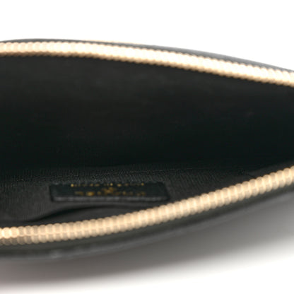 Chanel Caviar Quilted Mademoiselle Vintage Zip Pouch Black 5 of 8