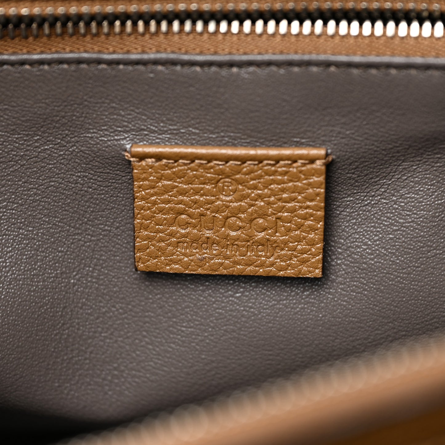 Grainy Calfskin Medium Zumi Top Handle Bag Friky Taupe