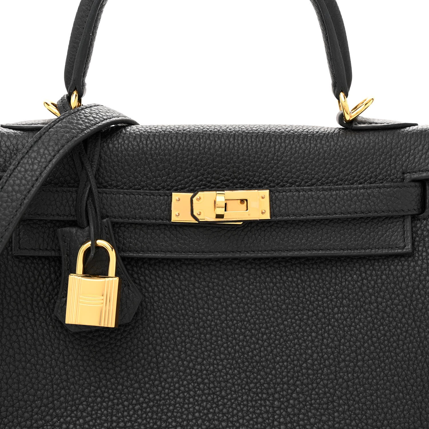 Hermes Togo Kelly Retourne 25 Black 8 of 12