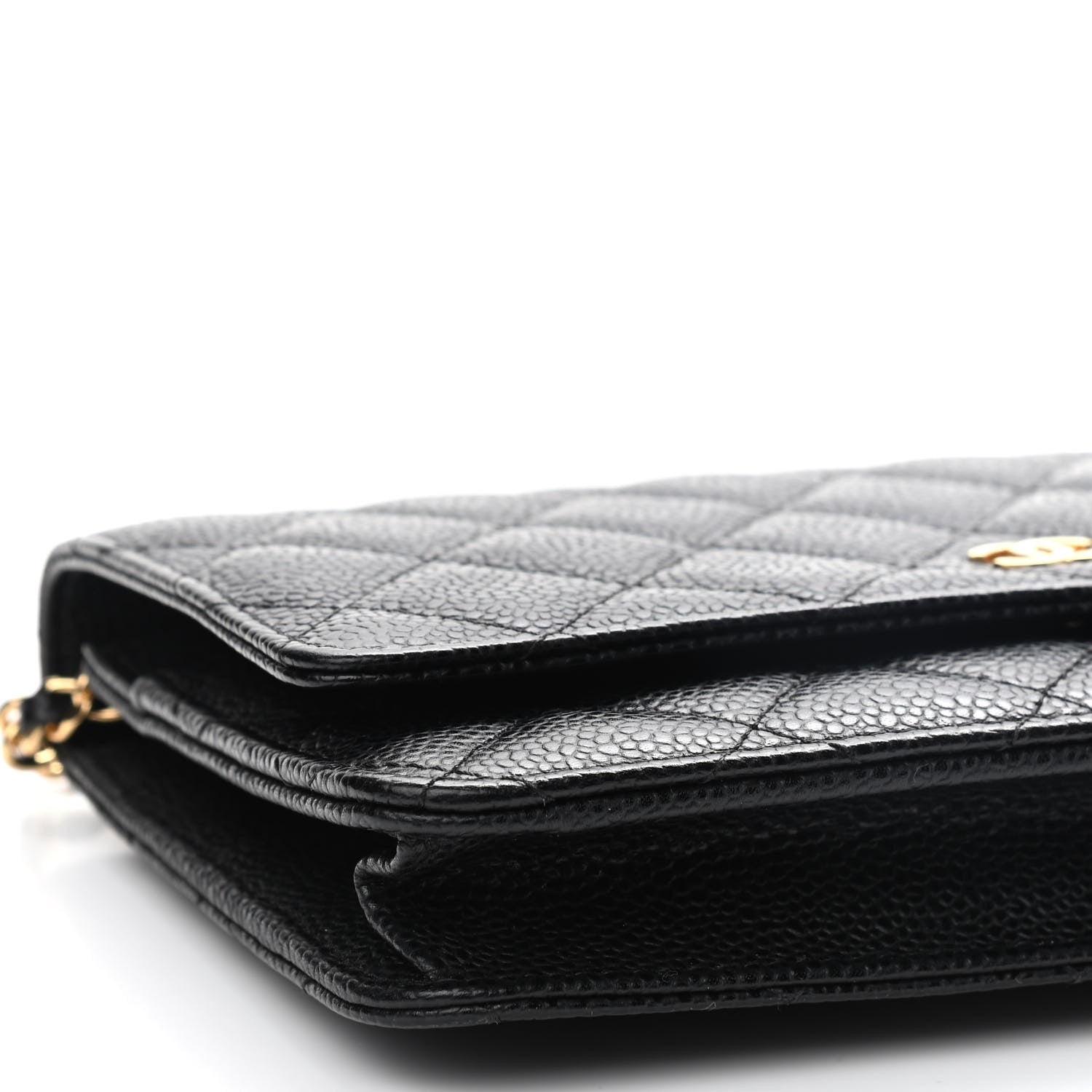 Chanel Caviar Quilted Wallet On Chain WOC Black 8 of 9