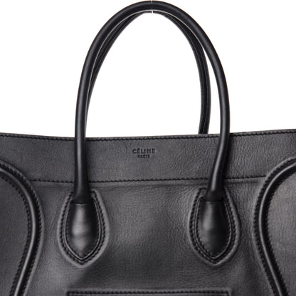 Celine Grained Calfskin Medium Phantom Luggage Black 18 of 18