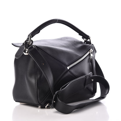 Loewe Calfskin Small Puzzle Bag Black 3 of 7