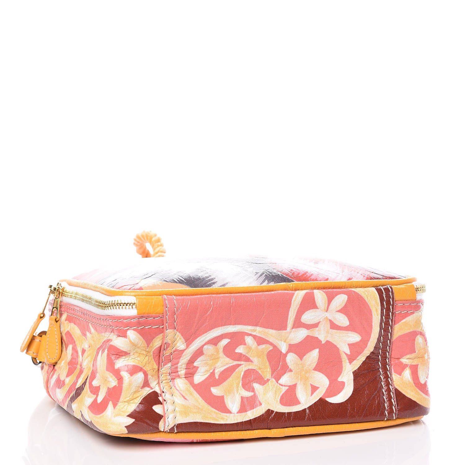 Balenciaga Agneau Floral Print Small Blanket Square Tote Multicolor 4 of 9