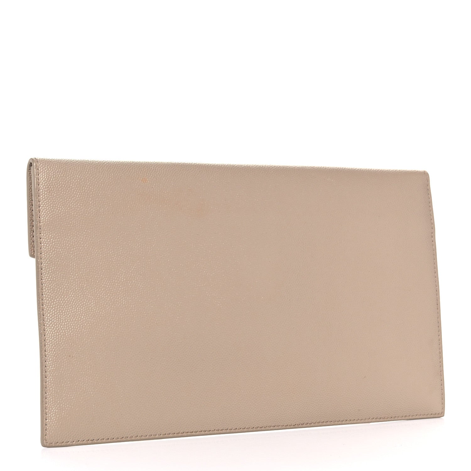 Saint Laurent Grain De Poudre Uptown Pouch Dark Beige 3 of 10