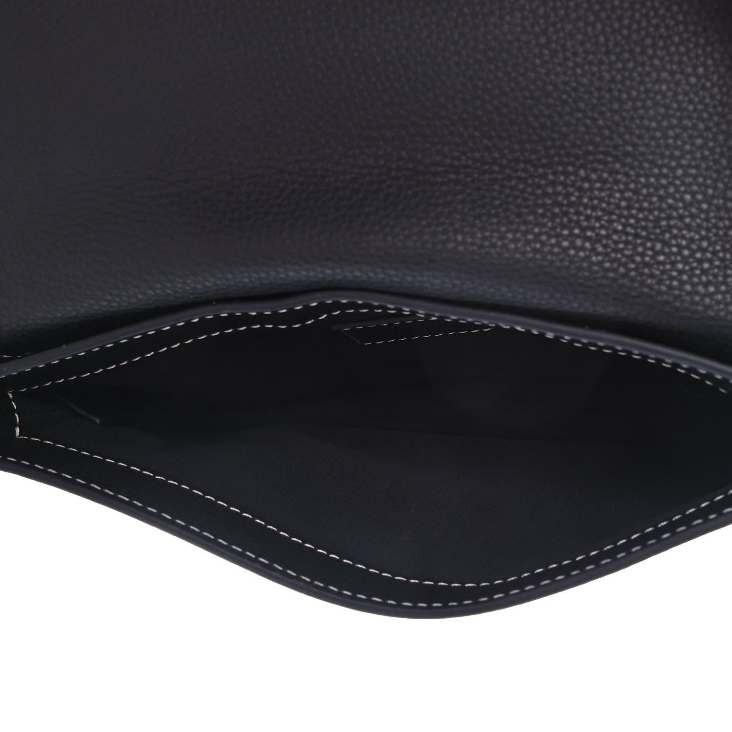 Christian Dior X KAWS Grained Calfskin Saddle Pouch Black 5 of 11