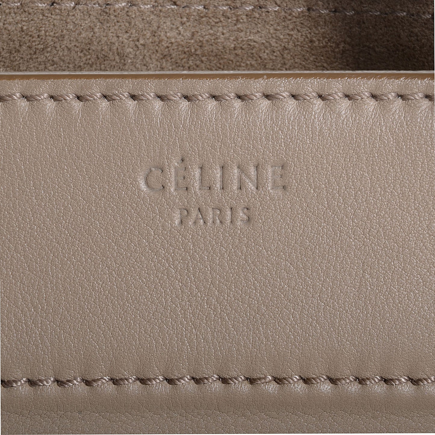 Supple Calfskin Medium Phantom Luggage Beige