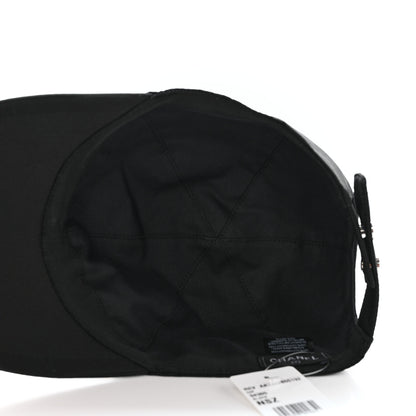 Chanel Cotton CC Cap Hat Black 9 of 9