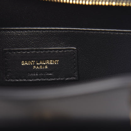 Saint Laurent Grain De Poudre Small Uptown Tote Black 6 of 10