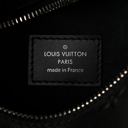 Louis Vuitton Calfskin Debossed Monogram Side Trunk Black 6 of 9