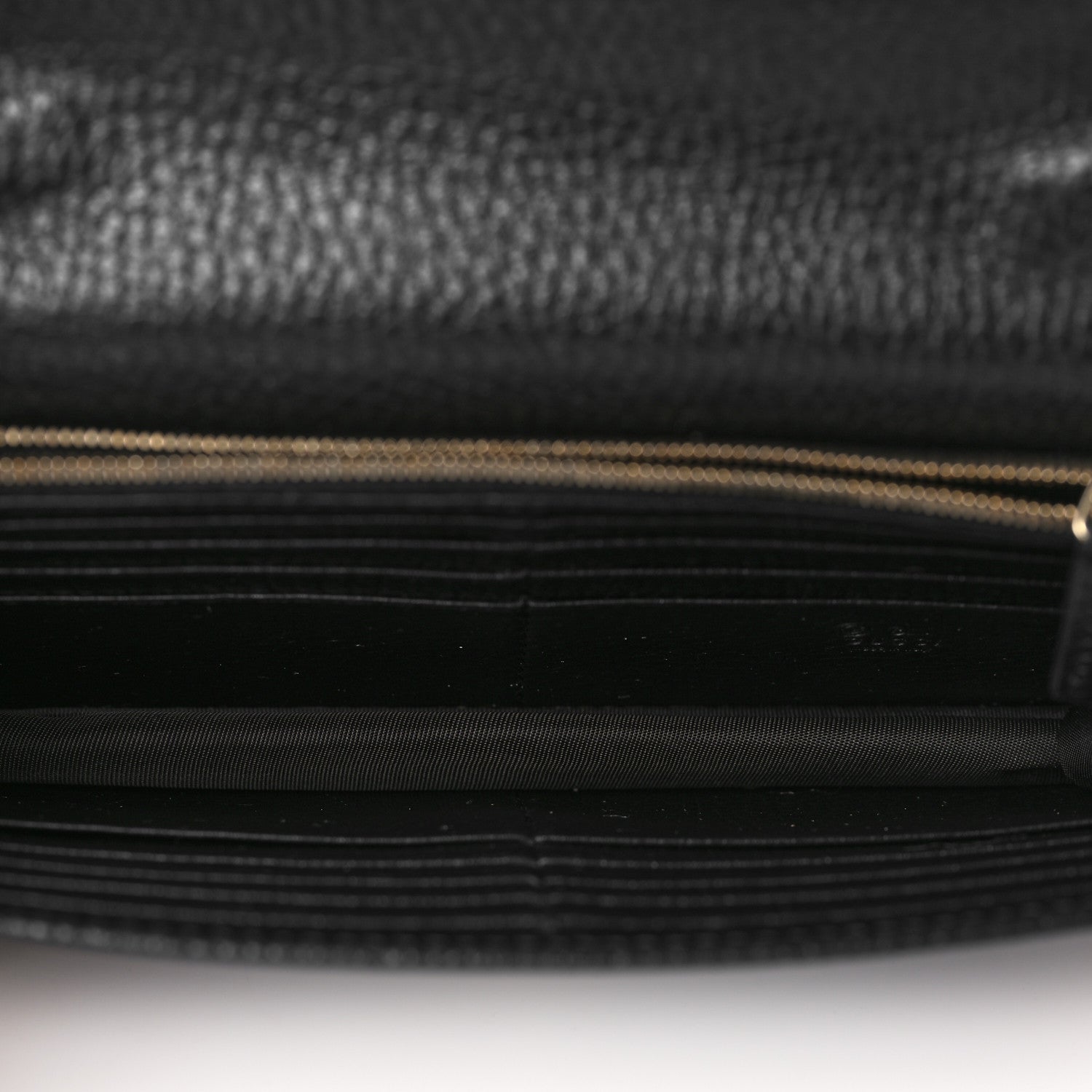 Gucci Dollar Calfskin Interlocking G Chain Wallet Black 5 of 9