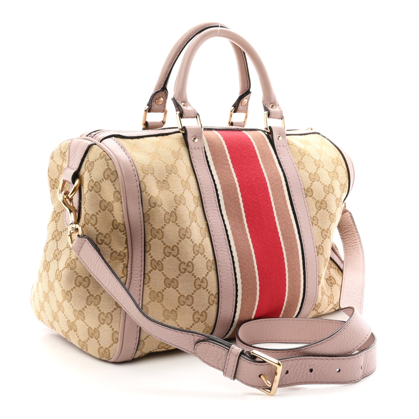 Monogram Vintage Web Medium Boston New Sand Lilas
