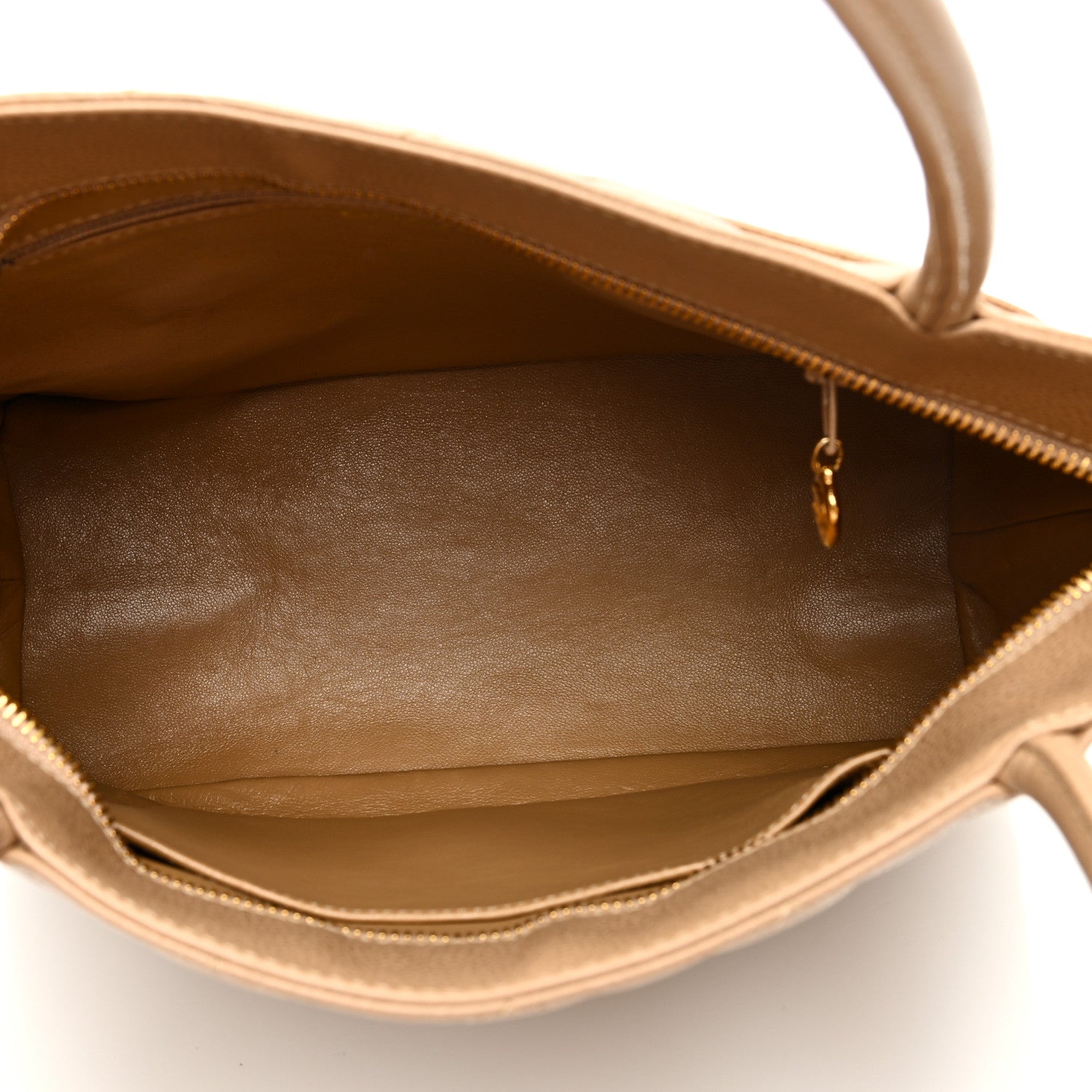 Chanel Caviar Quilted Medallion Tote Beige 5 of 11