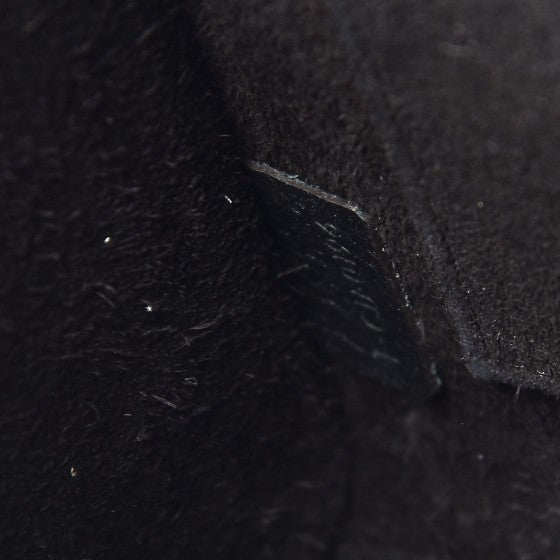Drummed Calfskin Nano Luggage Black
