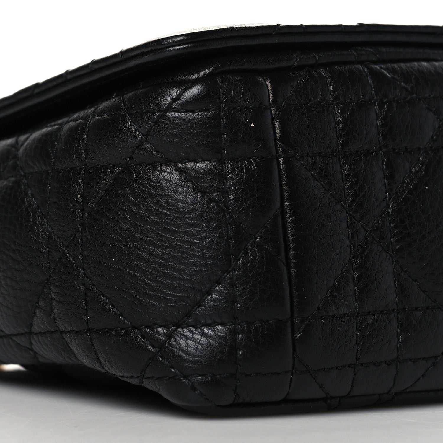 Christian Dior Calfskin Cannage Small Caro Bag Black 9 of 11