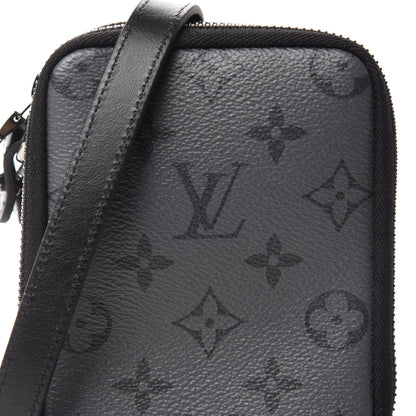 Louis Vuitton Monogram Eclipse Reverse Double Phone Pouch 10 of 11