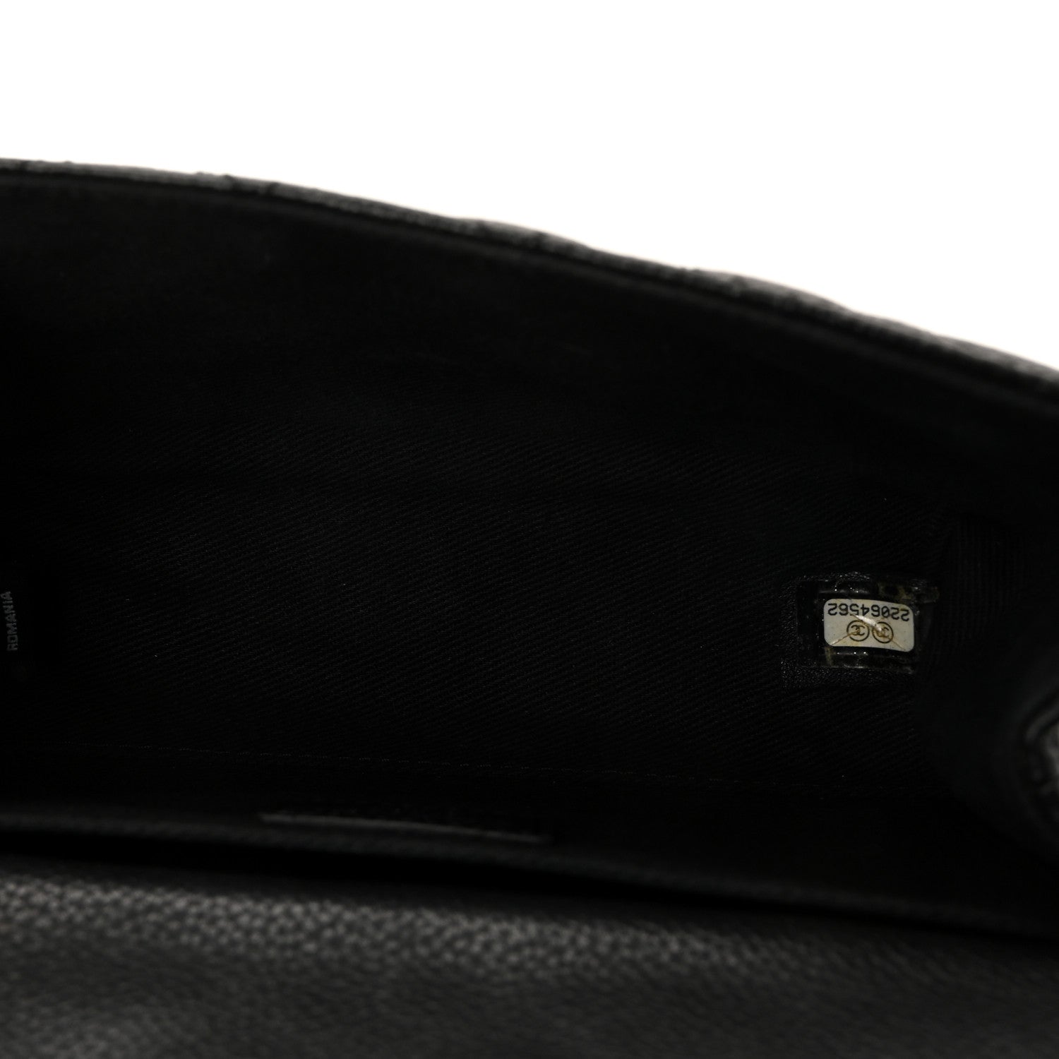 Chanel Grained Calfskin Quilted 2.55 Reissue Flap Belt Bag Clutch Black 9 of 19